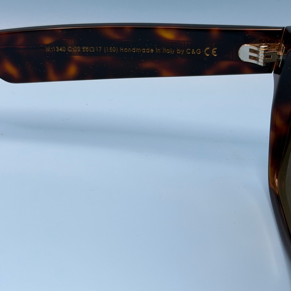 NIB Cutler and Gross Tortoise Shell Sunglasses - Picture 8 of 9